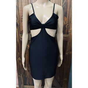 Popular 21 Black Cutout Mini Dress Size Medium